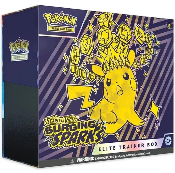 Pokémon Surging Sparks Elite Trainer Box ürün görseli 1