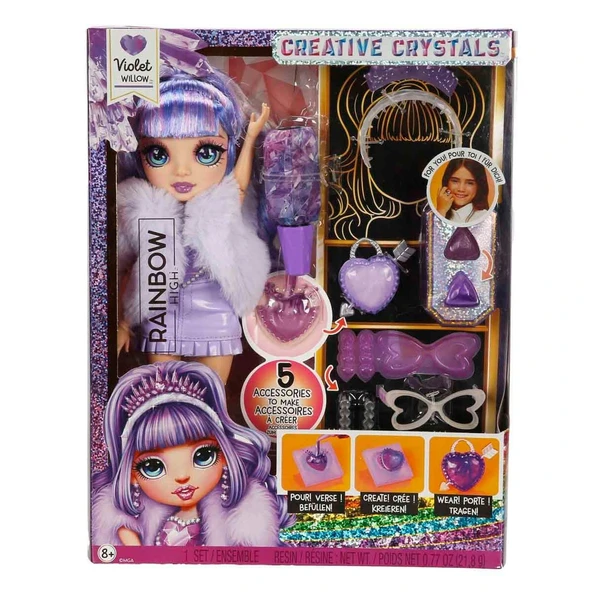 Rainbow High Yaratıcı Kristaller Moda Bebeği - Amaya Raine ürün görseli 1