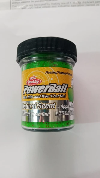 PowerBait Alabalık Hamur Yemi (Elma Aromalı / Yeşil Renk) - 1525275 ürün görseli 1