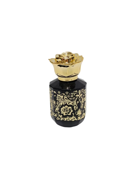 Desenli Doldurulabilir Parfüm Şişesi 50ml (Siyah - 003) ürün görseli 1