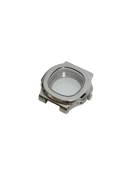 Transparan Cam Kol Saati Kasası  44,53x44,26mm (Model 13) ürün görseli 1