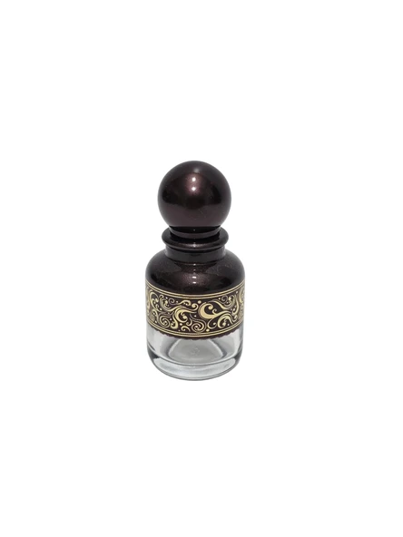Desenli Doldurulabilir Parfüm Şişesi 35ml (Kahverengi - 004) ürün görseli 1