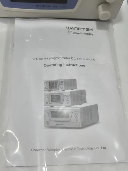 Wanptek KPS6020D Programlanabilir DC Güç Kaynağı 60V 20A - Resim 7