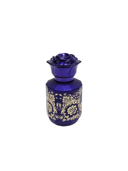 Desenli Doldurulabilir Parfüm Şişesi 50ml (Mor - 003) ürün görseli 1
