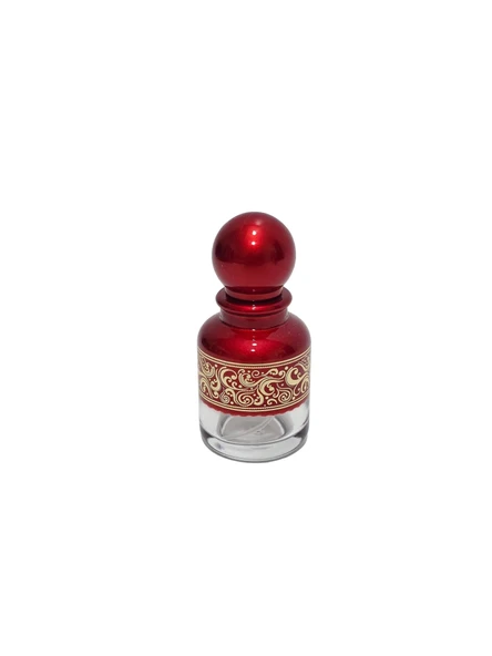 Desenli Doldurulabilir Parfüm Şişesi 35ml (Kırmızı- 004) ürün görseli 1