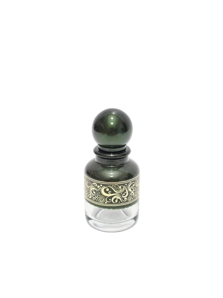Desenli Doldurulabilir Parfüm Şişesi 35ml (Yeşil- 004) ürün görseli 1