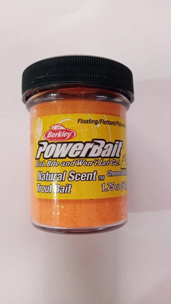 PowerBait Alabalık Hamur Yemi (Peynir Aromalı / Turuncu Renk) - 1376755 ürün görseli 1