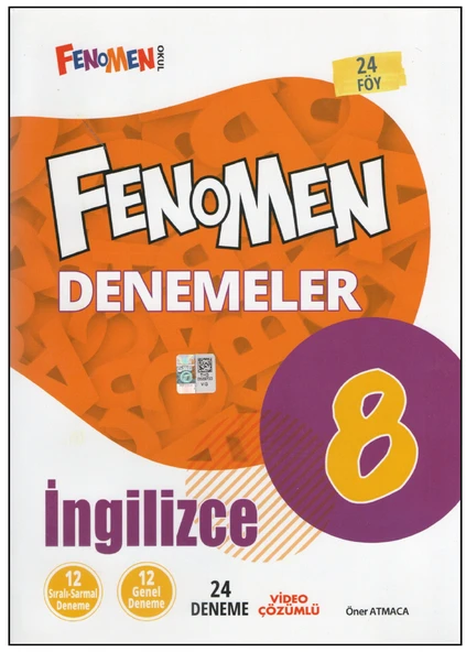 Fenomen 8.Sınıf İngilizce Denemesi ürün görseli 1