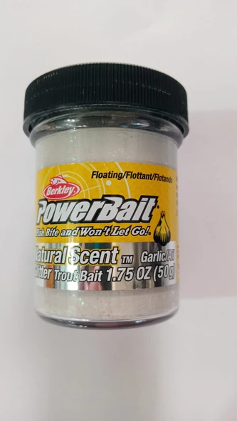 PowerBait Alabalık Hamur Yemi (Sarımsak Aromalı / Beyaz Renk) - 1290576 ürün görseli 1