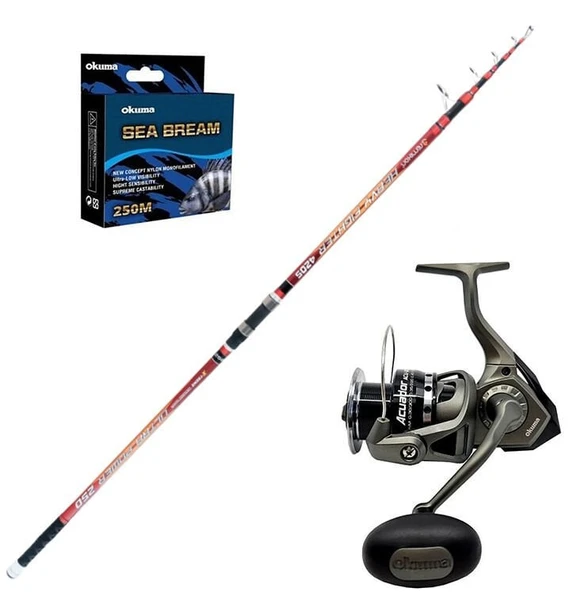 Okuma Acuador 8000 - Remixon Heavy Fighter 420cm Surf Olta Seti ürün görseli 1