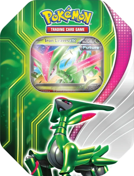 Pokémon Paradox Clash Tin - Iron Leaves Ex ürün görseli 1