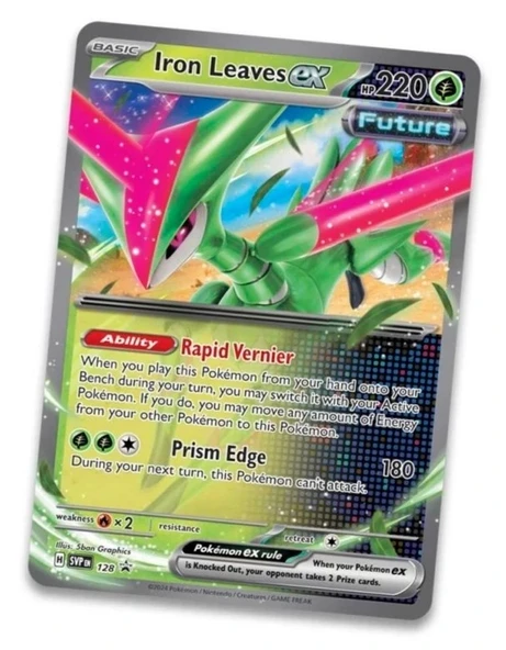 Pokémon Paradox Clash Tin - Iron Leaves Ex - Resim 3