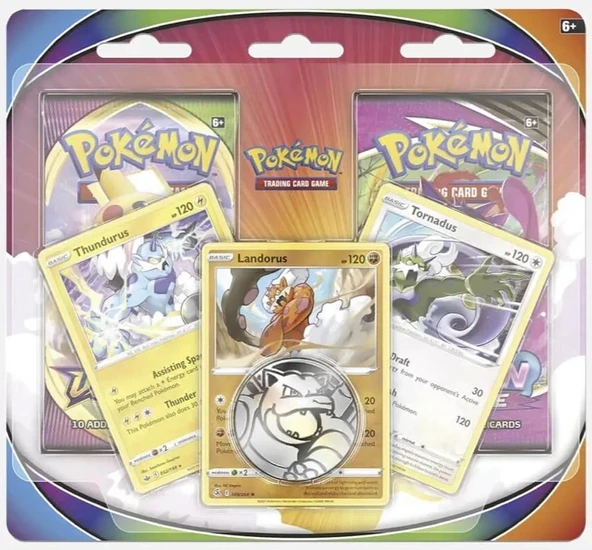 Pokémon Enhanced 2 Pack Blister - Fusion Strike & Vivid Voltage - Thundurus, Landorus, Tornadus ürün görseli 1