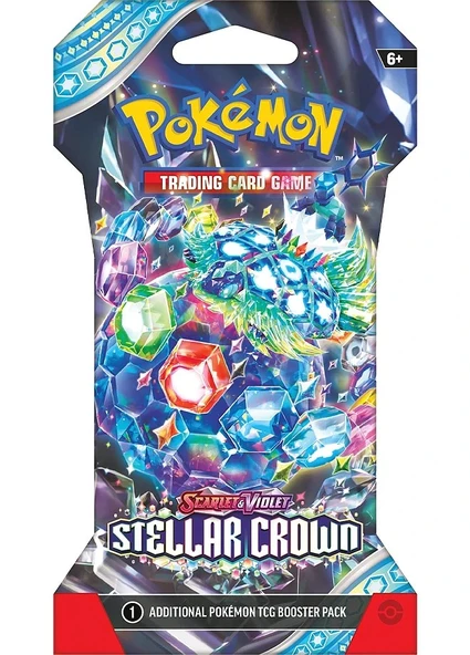 Pokémon Stellar Crown Sleeved Booster Pack ürün görseli 1