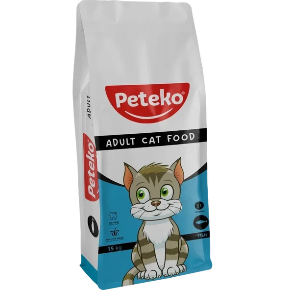 Peteko Balıklı Yetişkin Kedi Maması 15 KG Peteko Balıklı Yetişkin Kedi Maması 15 KG ürün görseli 1