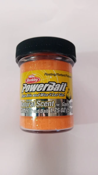 PowerBait Alabalık Hamur Yemi (Sarımsak Aromalı / Turuncu Renk) - 1290574 ürün görseli 1