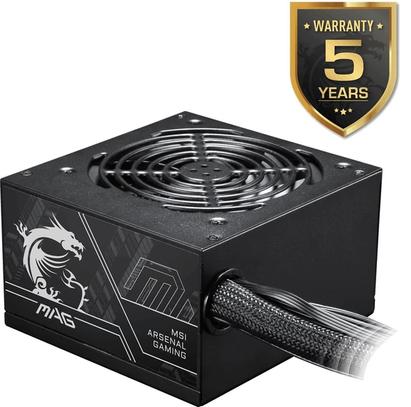 MSI MAG A750BN PCIE5 II 750W 80+ BRONZE ATX 3.1 PCIE 5.1 POWER SUPPLY ürün görseli 1