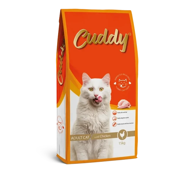 Cuddy Yetişkin Kedi Maması Tavuklu 15 ürün görseli 1