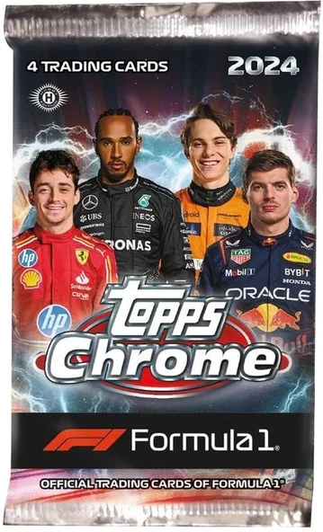 Topps Chrome Formula1 Booster Pack - 2024 ürün görseli 1