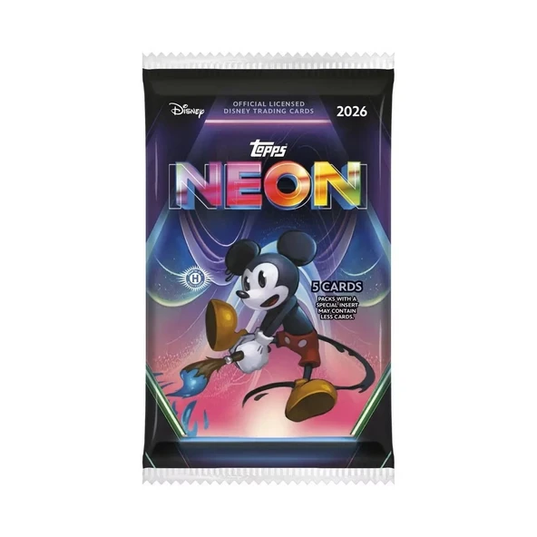 Topps Disney Neon Mega Box - 2026 - Resim 2