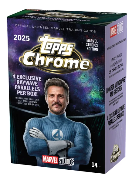 Topps Chrome Marvel Studios 2025 - Blaster Box ürün görseli 1