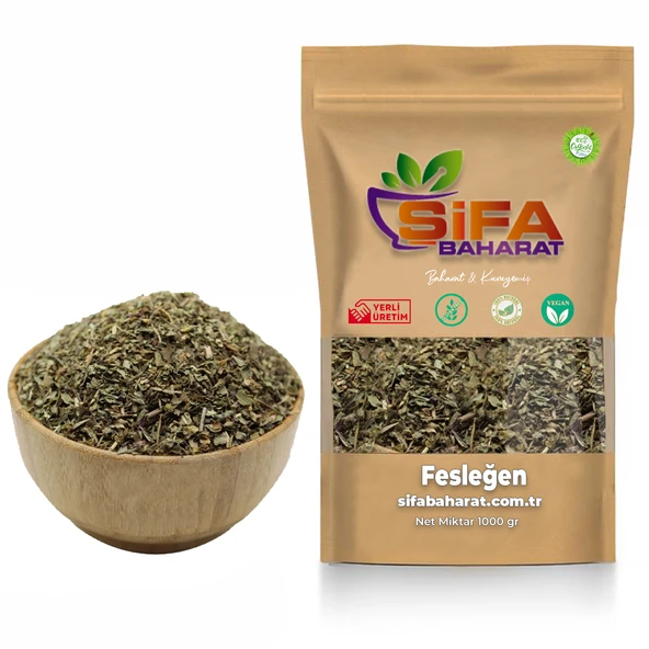 Şifa Baharat Fesleğen Yaprağı 1000 gr ürün görseli 1