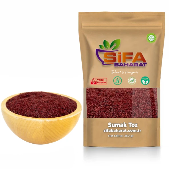 Şifa Baharat Toz Sumak 250 gr ürün görseli 1