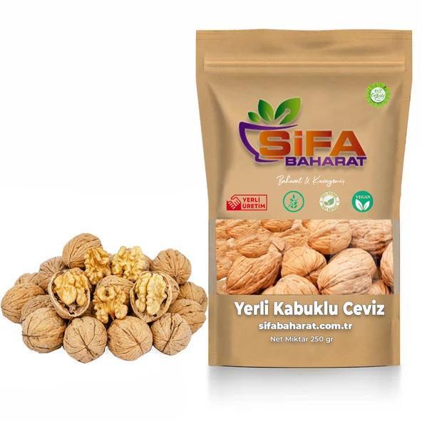 Şifa Baharat Yerli Kabuklu Ceviz 250 gr ürün görseli 1