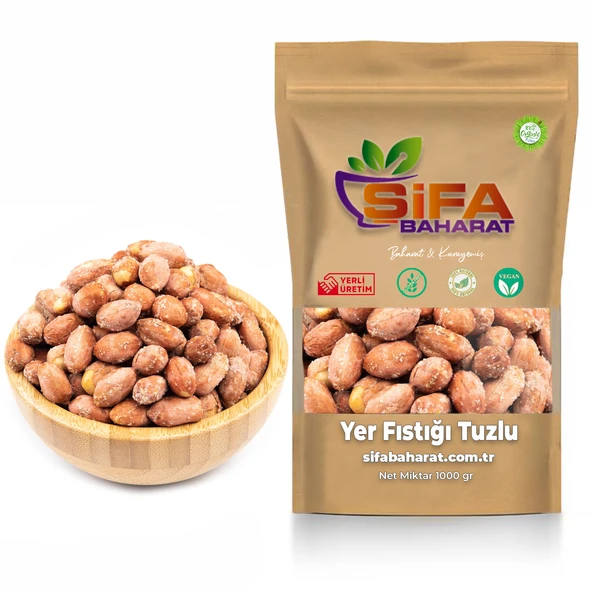 Şifa Baharat Tuzlu Yer Fıstığı 1000 gr ürün görseli 1