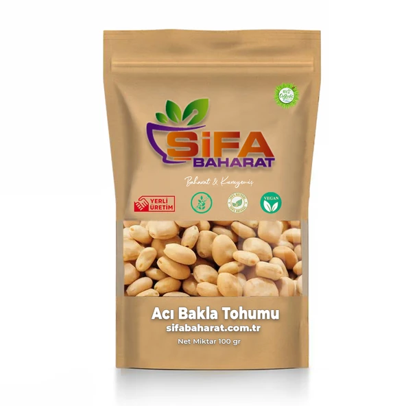 Şifa Baharat Acı Bakla Tohumu 100 gr ürün görseli 1