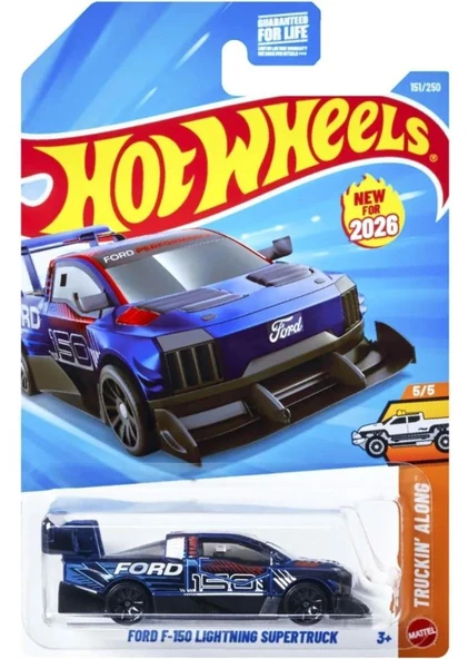 Hot Wheels Tekli Arabalar Ford F-150 Lightning Supertruck JJH52 (KISA KART) ürün görseli 1
