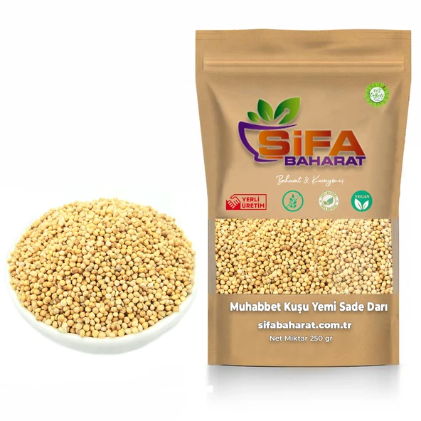 Şifa Baharat Kuş Yemi Sade Darı 250 gr ürün görseli 1