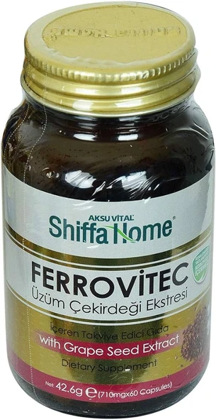 Aksuvital Ferrovitec 60 Capsules ürün görseli 1