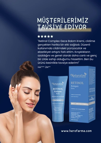 Naturaline Retinol  Kolajen Krem 100 Ml ürün görseli 1