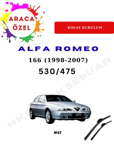 Alfa Romeo 166 Silecek (1998-2007) - Resim 2
