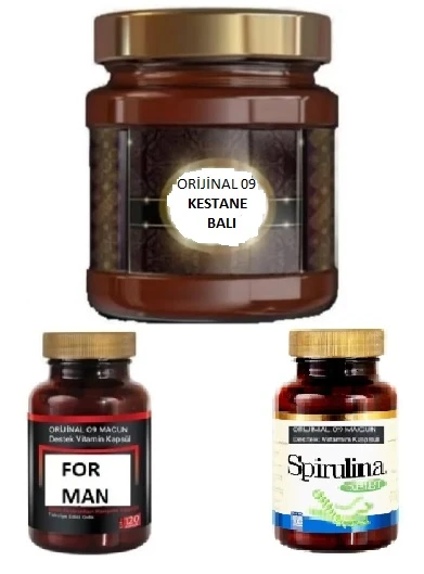 O9 Kestane Balı +formen+Spirulina Set ürün görseli 1