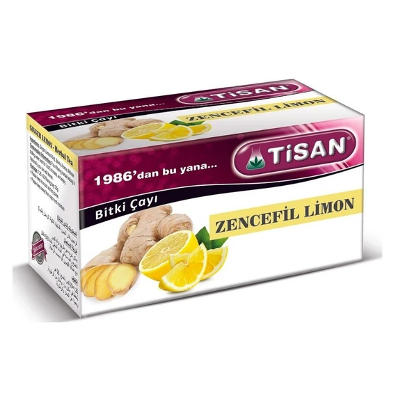 Tisan Zencefil Limon Çayı 20 Poşet ürün görseli 1