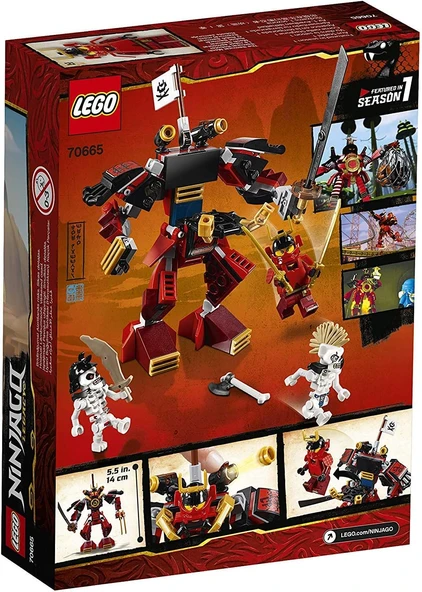 LEGO 70665 Ninjago Klasik Samuray Robotu - Resim 2