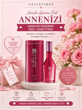 Caldion Night Kadın Parfümü EDT 100 ml ANNELER GÜNÜNE ÖZEL SÜPRİZ HEDİYELİ ürün görseli 1