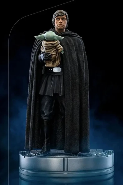 Star Wars: The Mandalorian - Luke Skywalker and Grogu 1/10 Art Scale Limited Edition Heykel ürün görseli 1