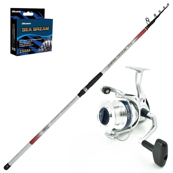 Okuma Aria 8000 - Kendo Atlantic Surf 420cm Surf Olta Seti ürün görseli 1
