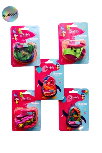 çocuklara sevimli hediyelik balon seti (5 paket ) ürün görseli 1