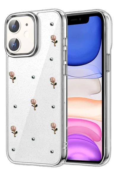 Newface Apple iPhone 11 Fiyonk Desenli Kapak - Desen 6 ürün görseli 1