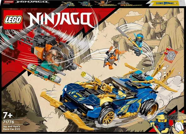 LEGO 71776 Ninjago Jay ve Nya'nın Yarış Arabası Evo ürün görseli 1