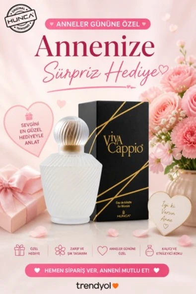 Viva Cappio Kadın Parfümü 60 ml ANNELER GÜNÜNE ÖZEL SÜPRİZ HEDİYELİ ürün görseli 1