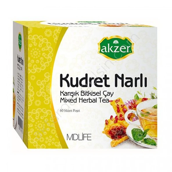 Akzer Kudret Narlı  60 Süzen Poşet Çay ürün görseli 1