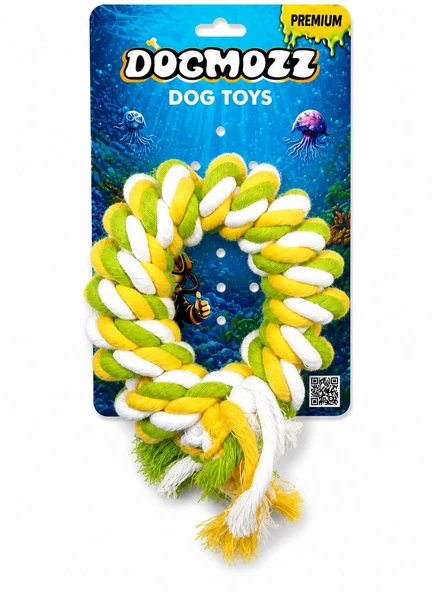 Dogmozz Premium Örgülü Simit Diş Kaşıma İpi ürün görseli 1