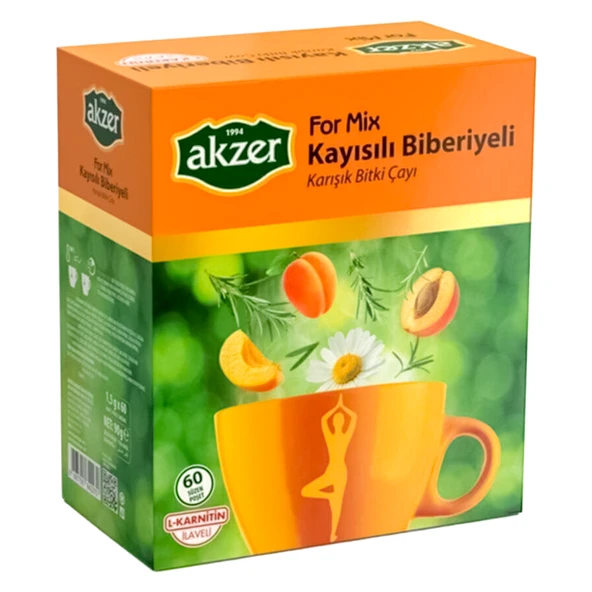 Kayısılı Biberiyeli Karışık Bitki Çayı 60’lı ürün görseli 1