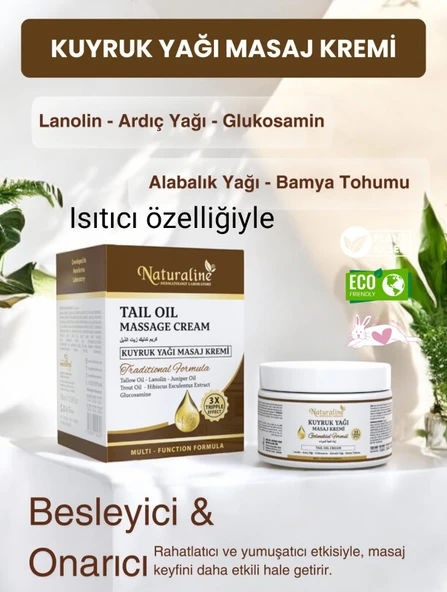 Naturaline Kuyruk Yağı Masaj  Kremi 100 Ml ürün görseli 1