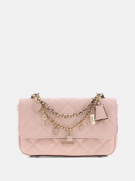 Guess Libby Kapaklı Kadın Pembe Çapraz Çanta HWGG9912200-LTR ürün görseli 1